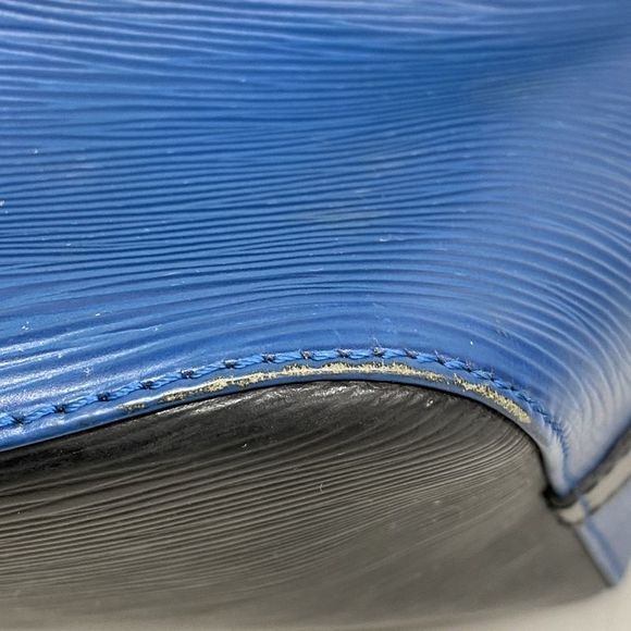 Louis Vuitton Epi Bicolor Petite Noe M44152 Toledo Blue/noir Black Women - Picture 6 of 10